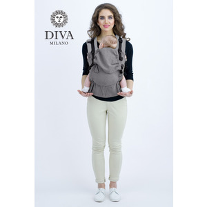 Эрго-рюкзак с рождения Diva Essenza Argento Simple One!
